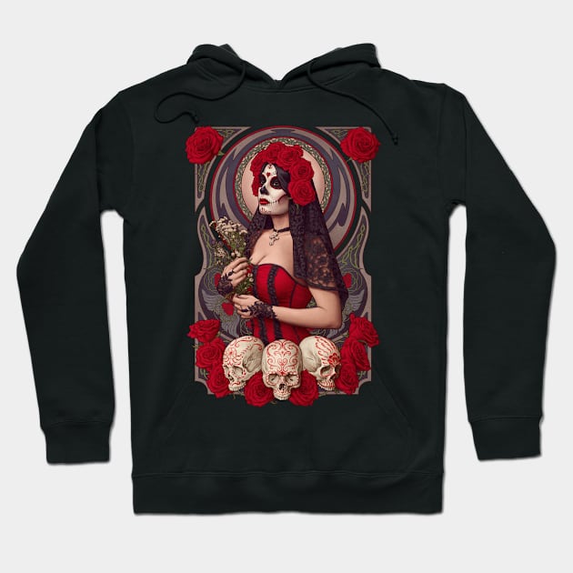 Le Jour des Morts Hoodie by Moutchy